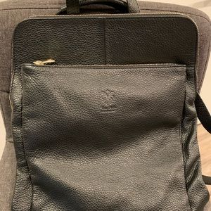 VERA PELLE LUCY black leather backpack